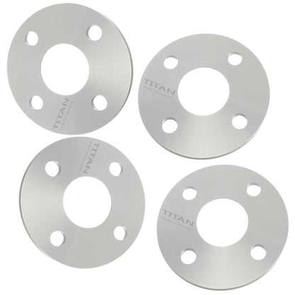 3mm Titan Wheel Spacers for BMW Audi VW 4 Lug | 4x100 | 57.1 Hubcentric | Titan Wheel Accessories
