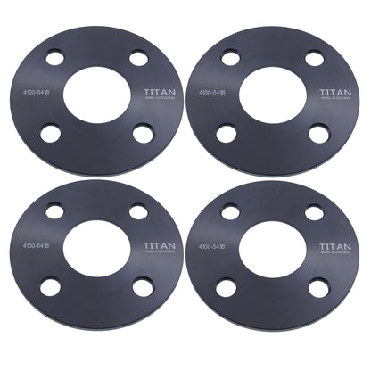 3mm Titan Wheel Spacers for Mazda Miata Scion xA xB Toyota MR2 Celica | 4x100 | 54.1 Hubcentric | Set of 4 | Titan Wheel Accessories
