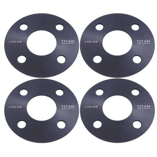 3mm Titan Wheel Spacers for Honda EF EG EK EP Civic | 4x100 | 56.1 Hubcentric | Set of 4 | Titan Wheel Accessories