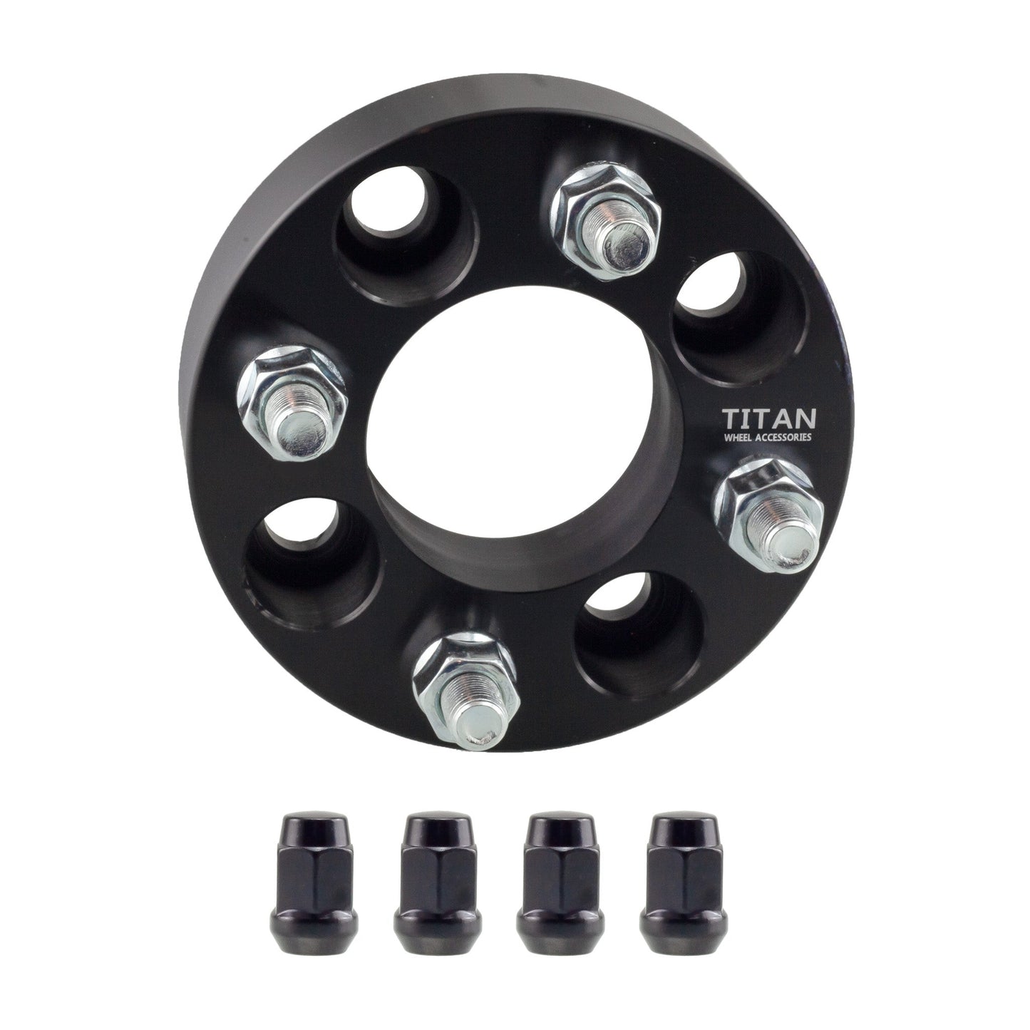 15mm Titan Wheel Spacers for Infiniti G20 Nissan 240SX Altima Sentra | 4x114.3 (4x4.5) | 66.1 Hubcentric | 12x1.25 Studs | Titan Wheel Accessories