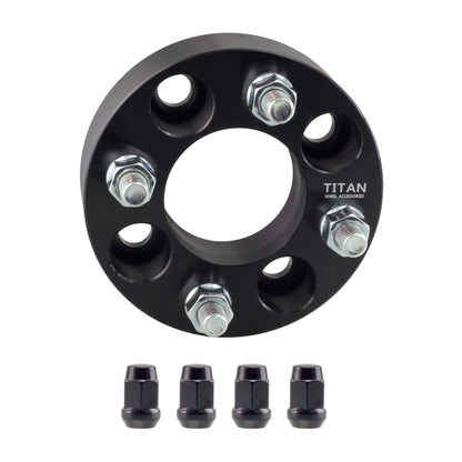 25mm (1") Titan Wheel Spacers for Acura Honda Toyota Mitsubishi | 4x114.3 | 12x1.5 Studs | Titan Wheel Accessories