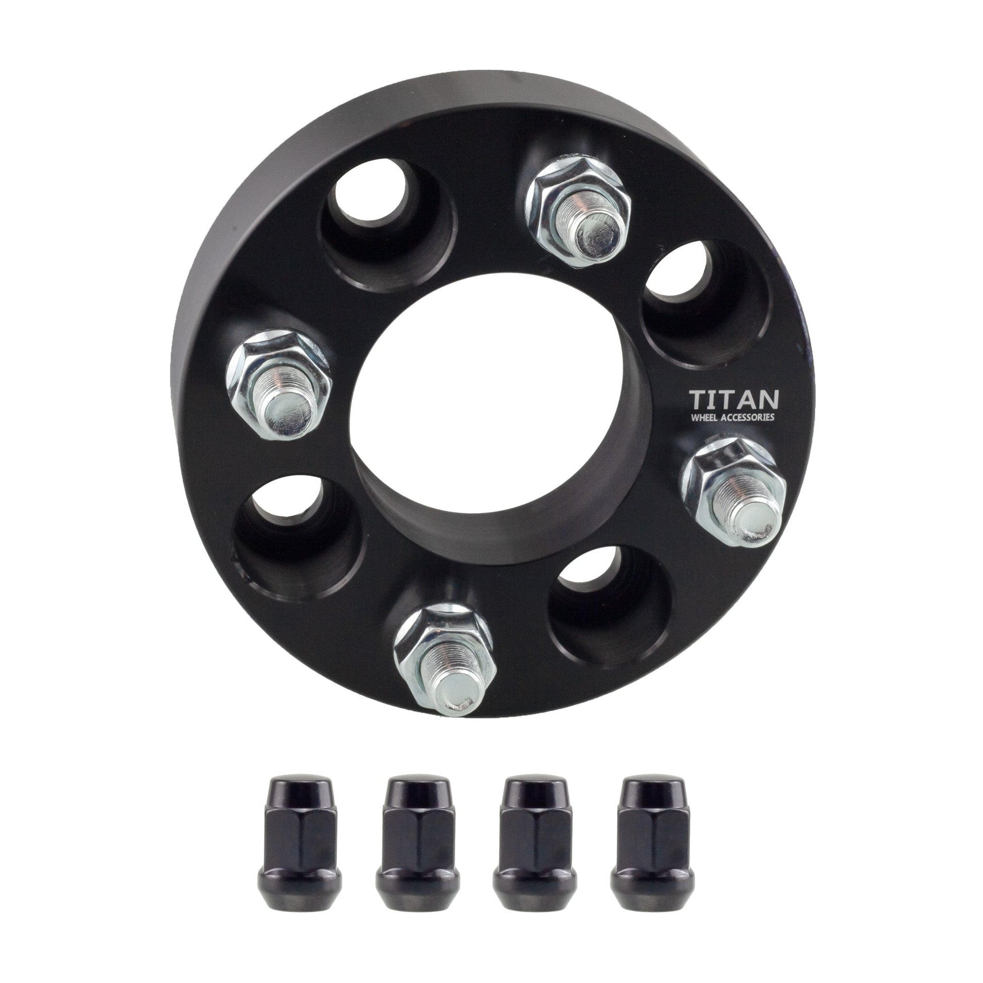 20mm Titan Wheel Spacers for Mazda Miata Scion xA xB Toyota MR2 Celica | 4x100 | 54.1 Hubcentric | 12x1.5 Studs | Titan Wheel Accessories