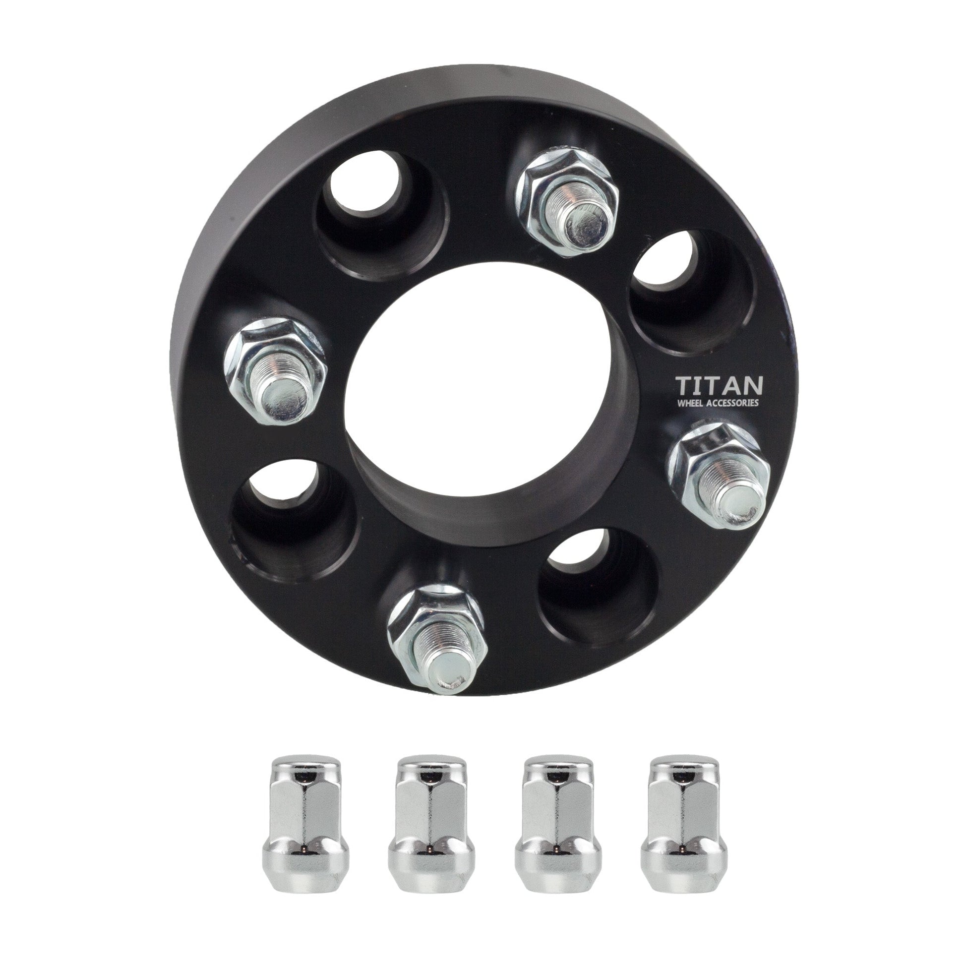 25mm (1") Titan Wheel Spacers for Honda Civic Acura Integra Mazda Protégé Miata Toyota MR2 | 4x100 | 12x1.5 Studs | Titan Wheel Accessories