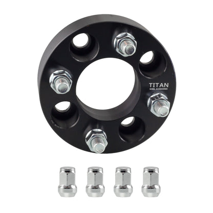 20mm Titan Wheel Spacers for Mazda Miata Scion xA xB Toyota MR2 Celica | 4x100 | 54.1 Hubcentric | 12x1.5 Studs | Titan Wheel Accessories