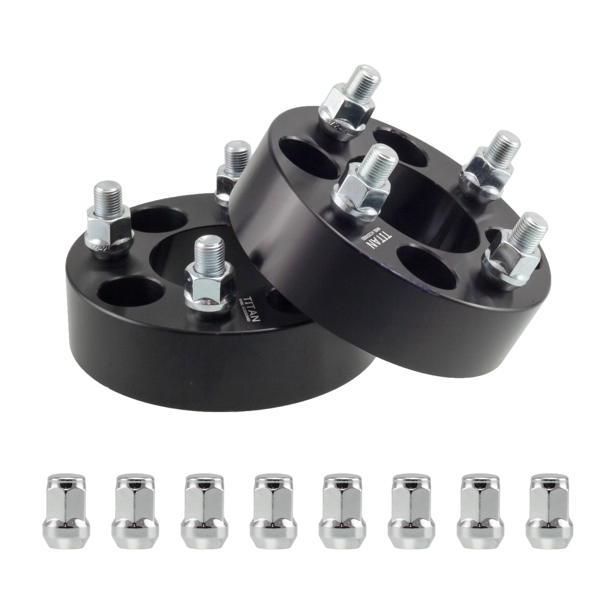 32mm (1.25") Titan Wheel Spacers for Mazda Miata Scion xB Toyota MR2 Celica | 4x100 | 54.1 Hubcentric |12x1.5 Studs | Titan Wheel Accessories