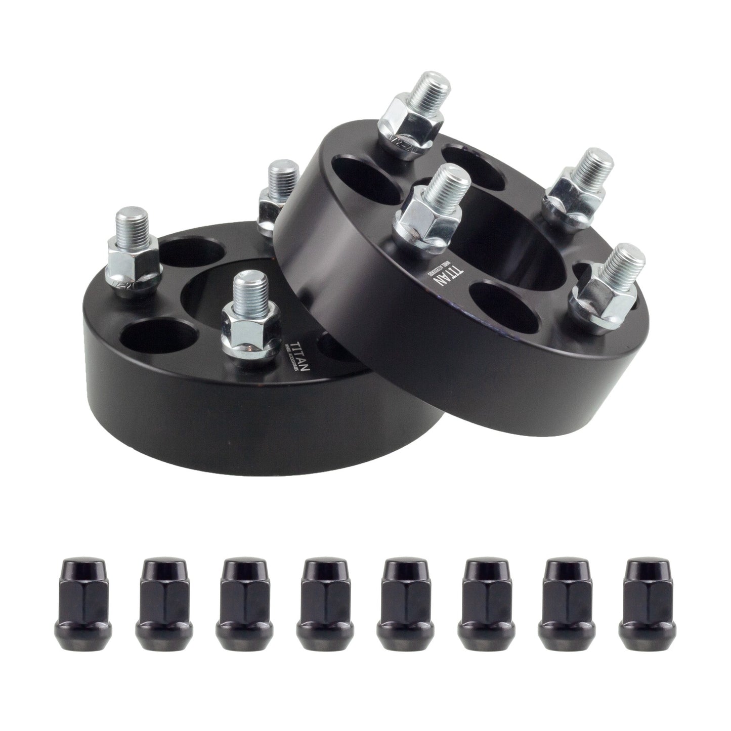 1" (25mm) Titan 4x100 to 4x108 Wheel Adapters for Acura Mazda | 12x1.5 Studs | Titan Wheel Accessories