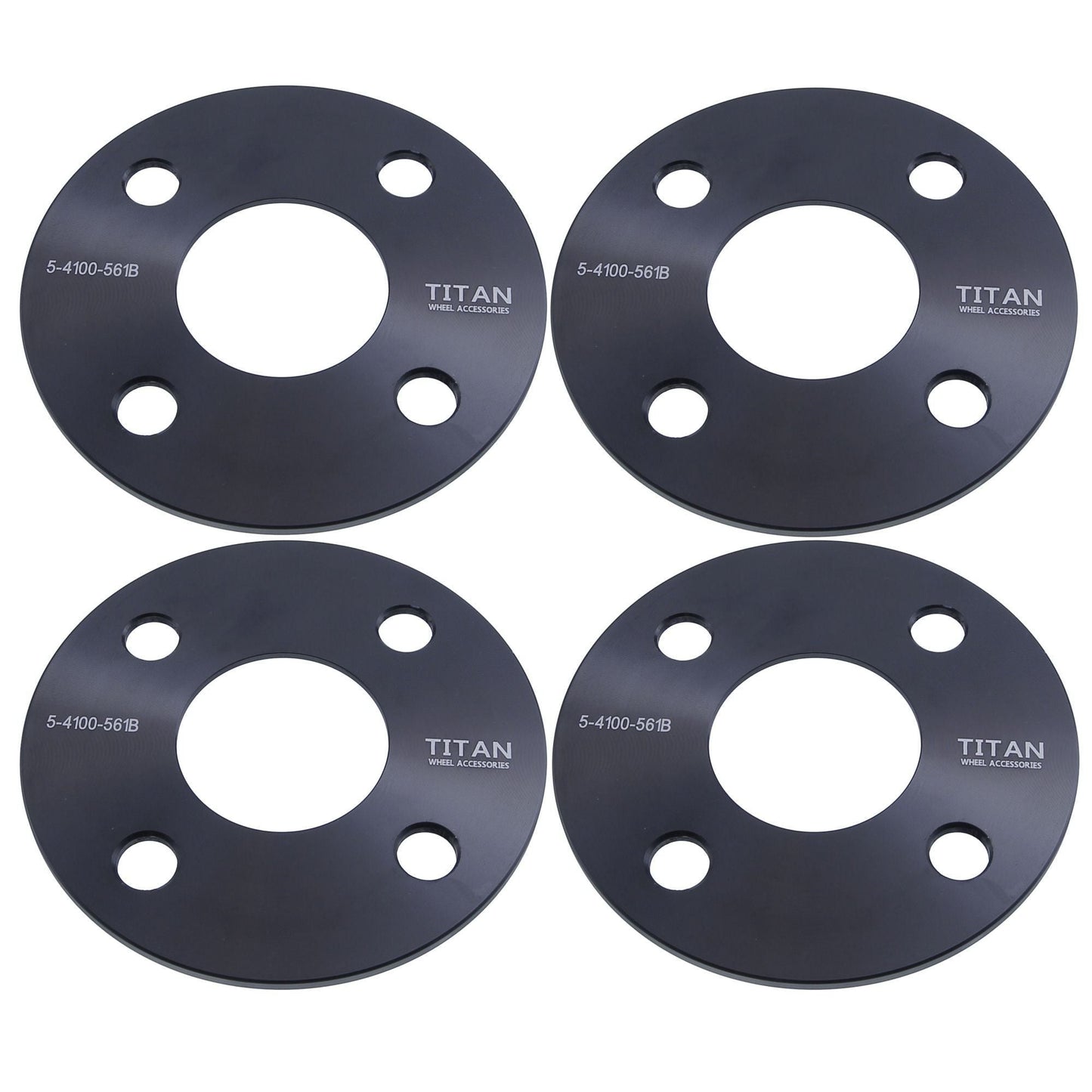 5mm Titan Wheel Spacers for Honda Civic EF EG EK | 4x100 | 56.1 Hubcentric | Set of 4 | Titan Wheel Accessories