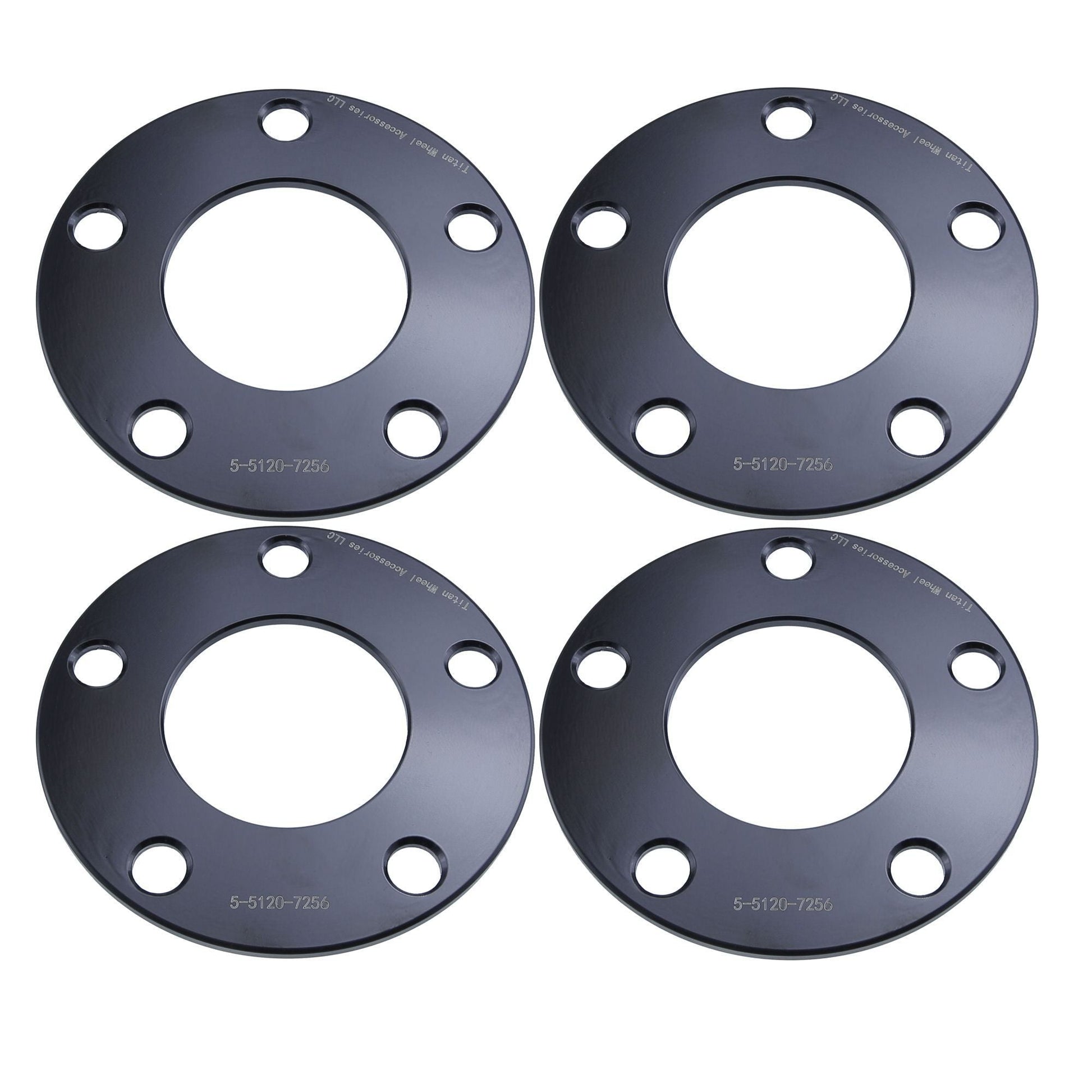 5mm Titan Wheel Spacers for BMW 1 3 5 6 7 Series | 5x120 | 72.56 Hubcentric | Set of 4 | Titan Wheel Accessories