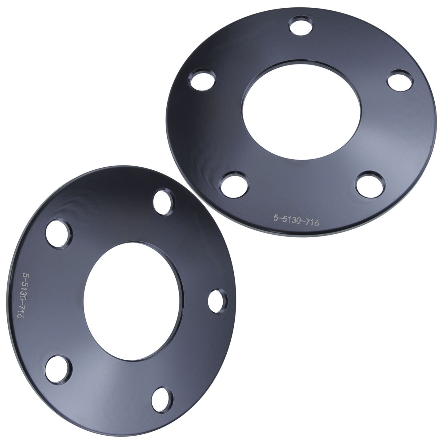 5mm Titan Wheel Spacers for Porsche Audi VW SUVs | 5x130 | 71.6 Hubcentric | Set of 4 | Titan Wheel Accessories