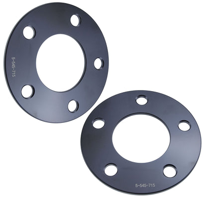 5mm Titan Wheel Spacers for Jeep Cherokee Liberty Wrangler | 5x4.5 (5x114.3) | 71.5 Hubcentric | Set of 4 | Titan Wheel Accessories