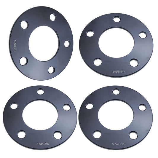 5mm Titan Wheel Spacers for Jeep Cherokee Liberty Wrangler | 5x4.5 (5x114.3) | 71.5 Hubcentric | Set of 4 | Titan Wheel Accessories