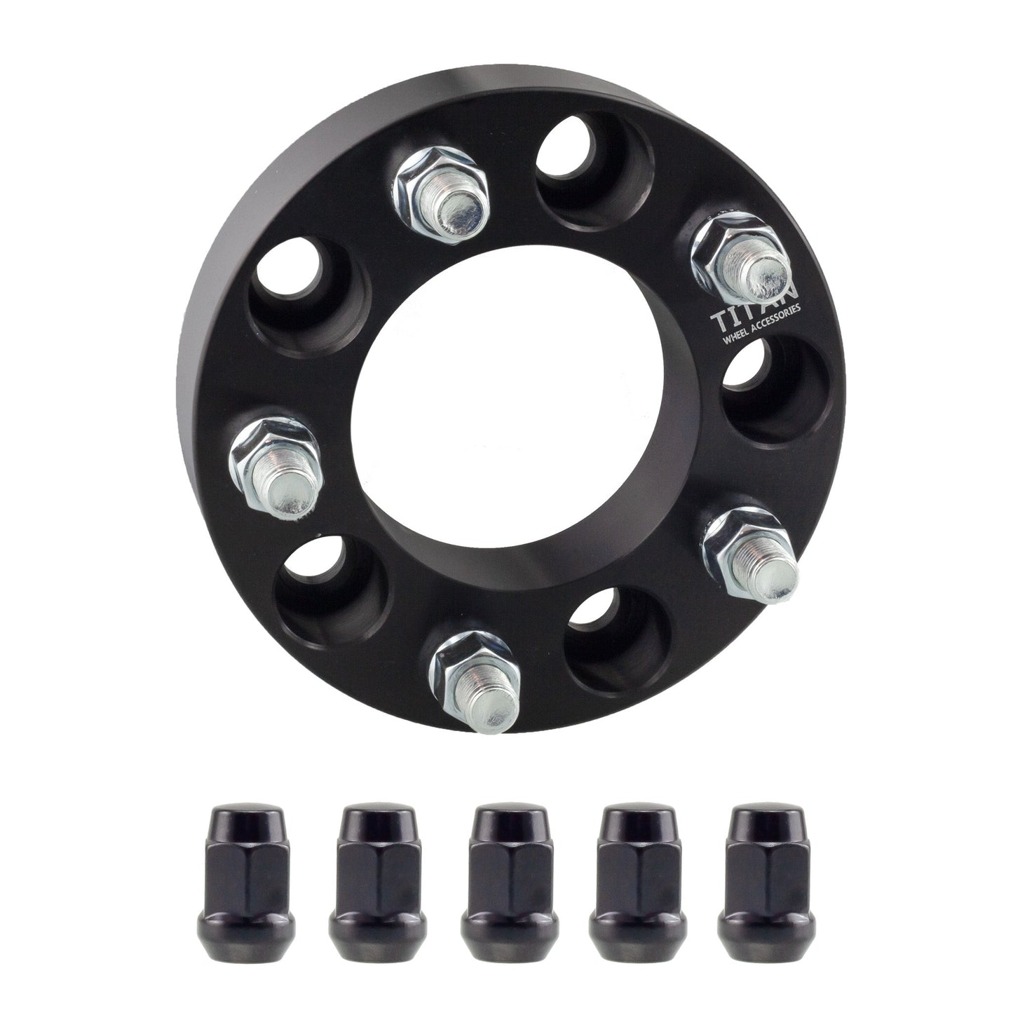1.25" (32mm) Titan Wheel Spacers for Jeep Wrangler TJ YJ XJ KJ | 5x4.5 (5x114.3) | 1/2x20 Studs | Titan Wheel Accessories