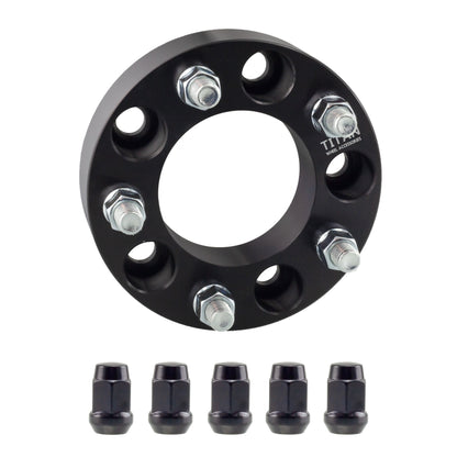 25mm (1") Titan Wheel Spacers for Nissan Infiniti Q50 G35 G37 350Z 370Z Altima | 5x114.3 | 12x1.25 Studs | 66.1 Hubcentric | Titan Wheel Accessories