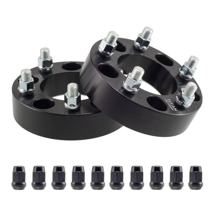 1" (25mm) Titan Wheel Spacers for Infiniti and Nissan Trucks SUVs | 6x5.5 (6x139.7) | 12x1.25 Studs | Titan Wheel Accessories
