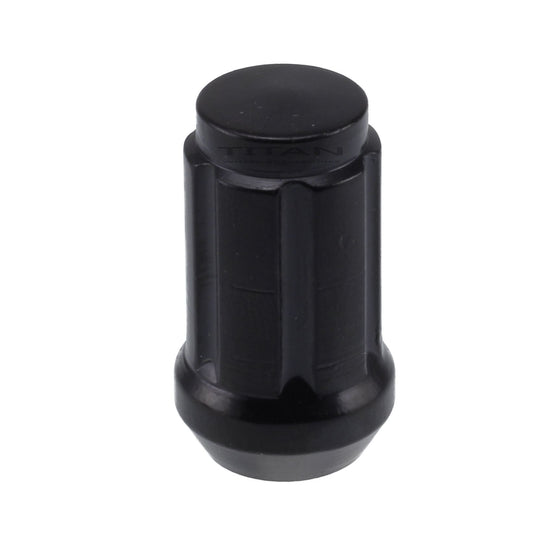 Coyote 25-Pack Tuner Spline Lug Nuts – 12x1.5, Acorn Black, 60 Degree Cone Seat, 2 Keys