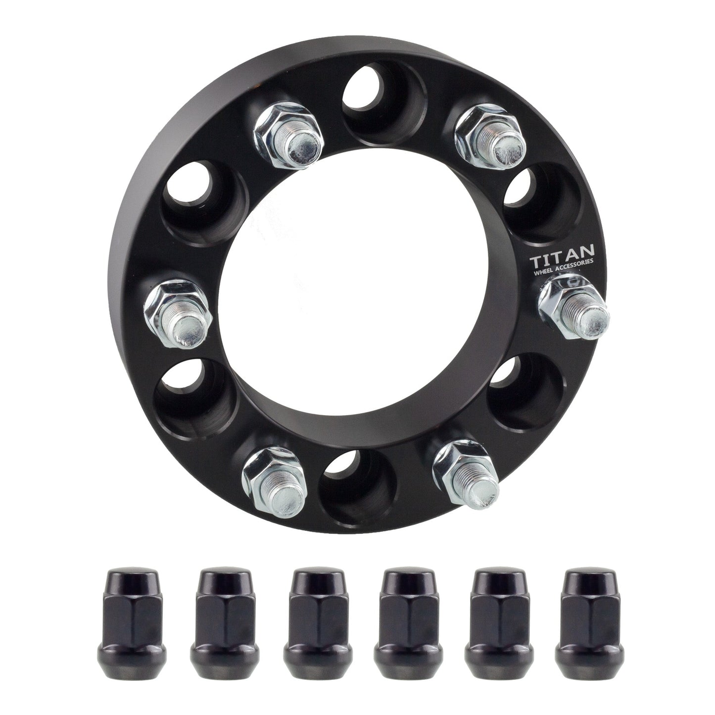 1.5" (38mm) Titan Wheel Spacers for Ford Bronco 2021-2022 Ranger 2019+| 6x5.5 (6x139.7) | 93.1 Hubcentric | 12x1.5 Studs | Titan Wheel Accessories