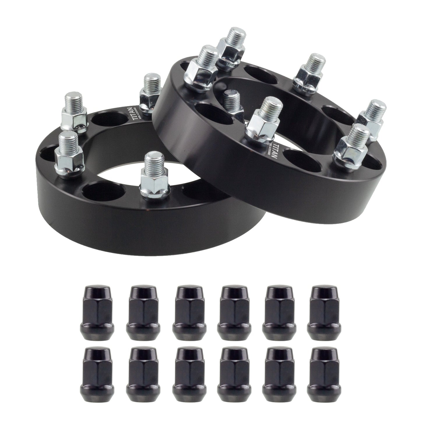 2" (50mm) Wheel Spacers for Infiniti QX56 Nissan Armada | 6x5.5 (6x139.7) | 77.8 Hubcentric |12x1.25 Studs |