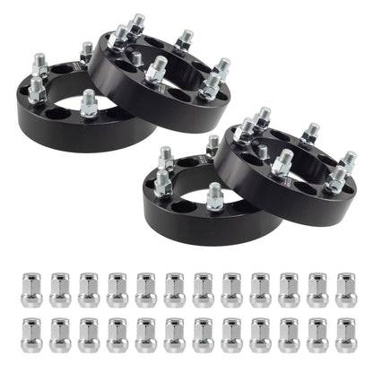 1" (25mm) Titan Wheel Spacers for Ford Bronco 2021-2022 Ranger 2019+ | 6x5.5 (6x139.7) | 93.1 Hubcentric | 12x1.5 Studs | Titan Wheel Accessories