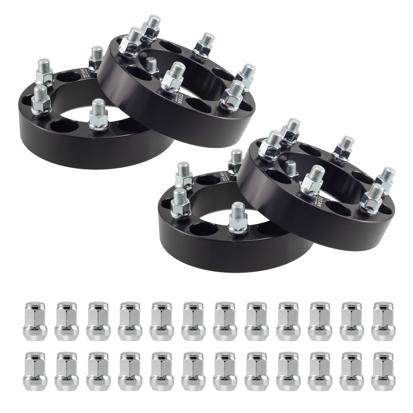 2" (50mm) Titan Wheel Spacers for Ford F-150 Expedition | 6x135 | 14x2 Studs | Titan Wheel Accessories